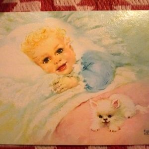 Vintage Florence Kroger lithograph